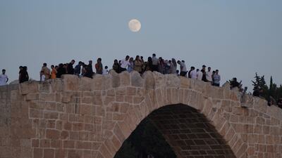 The Abbasid Bridge in the city of Zakho in Iraq's Kurdistan region last month. AFP