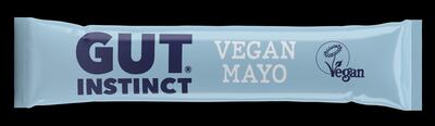 Travel sachet of vegan mayonnaise by Gut Instinct