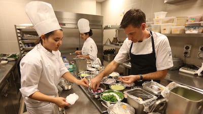 The Danish chef Henrik Yde-Andersen, who specialises in Thai cuisine. Sammy Dallal / The National