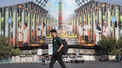 Billboards in Tehran show Iranian nuclear scientists killed by Israeli strikes in June. Reuters