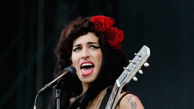 Winehouse performing at V Festival 2008 at Hylands Park in Chelmsford, England. Getty Images