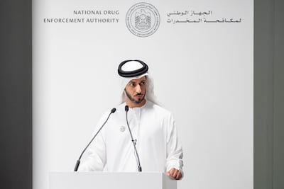 Sheikh Zayed bin Hamad bin Hamdan, chairman of the National Drug Enforcement Authority. Photo: National Drug Enforcement Authority