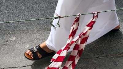 Hakim Boulouiz, from the series Looking For Green. Displayed as part of The Arab Street at Gulf Photo Plus, Dubai. Courtesy Hakim Boulouiz