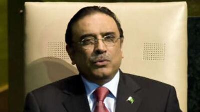 The president of Pakistan, Asif Ali Zardari, will be accompanied by three cabinet ministers on his first state visit to the Emirates.