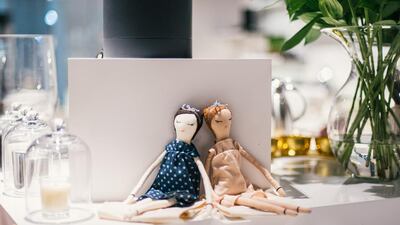 Handmade cloth dolls from the Dubai brand Dumyé. Alex Atack for The National.