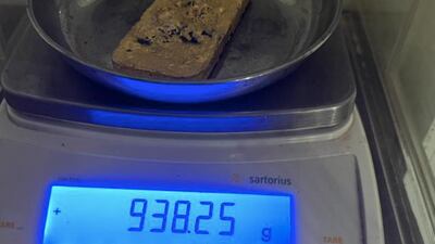 Gold hidden in the seat of an aircraft from Abu Dhabi has been recovered by customs officials in Delhi. Photo: Delhi Customs