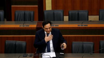 Prime Minister Hassan Diab's government is expected to default in the repayment of $1.2 billion in Eurobonds next month. Reuters