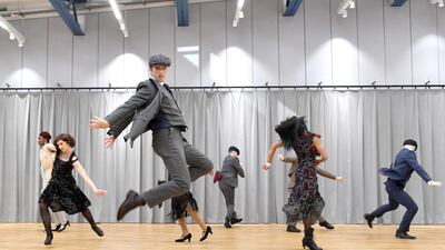 On Monday in Birmingham dancers performed during the press launch of a Rambert Dance production entitled 'Peaky Blinders: The Redemption of Thomas Shelby', inspired by the television series. Getty Images