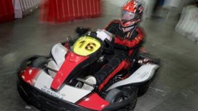 Reporter Desmond Kane is ready for track action.