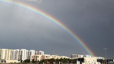 The UAE experienced a rare rain shower in March but Brits are often ready for all manner of unexpected weather fluctuations. Pawan Singh / The National