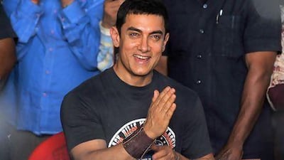 The Bollywood actor Aamir Khan celebrates 25 years in the industry. AFP Photo