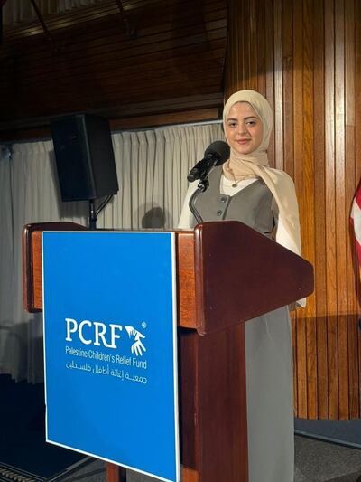 In October 2023, Nada Jwaifel was trapped beneath the rubble of her home after an air strike claimed the lives of her seven siblings. Photo: nadahisham2006 / Instagram