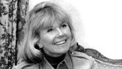 In this January 1976 file photo, actress and singer Doris Day answers questions in New York, during an interview on the book 'Doris Day: Her Own Story,' written by A.E. Hotchner. AP file