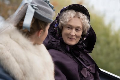 Meryl Streep plays Aunt March. Supplied