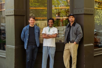 Actor Theo James, right, co-owns Lupa restaurant in London. Photo: Lupa