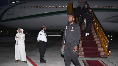 Cristián Zapata of AC Milan arrives. Getty Images