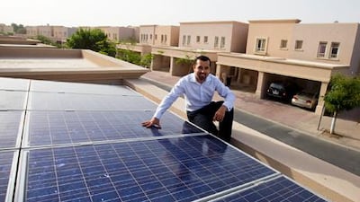 Vahid Fotuhi, president of Emirates Solar Industry Association, has installed solar panels on the roof of his home in Dubai. Can a similar scheme work in Abu Dhabi?