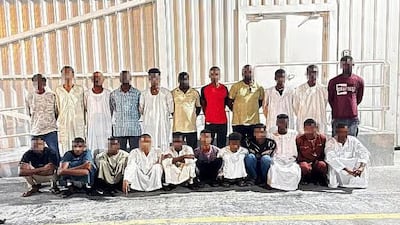 Dubai Police arrest begging gang allegedly targeting motorists on major roads. Photo: Dubai Police