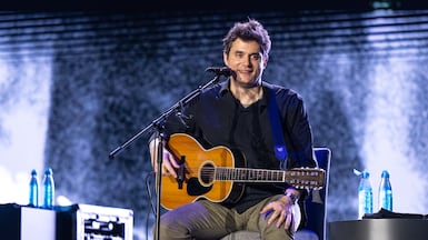 John Mayer made his Abu Dhabi debut after having last performed in Dubai in 2006. Photo: Saadiyat Nights