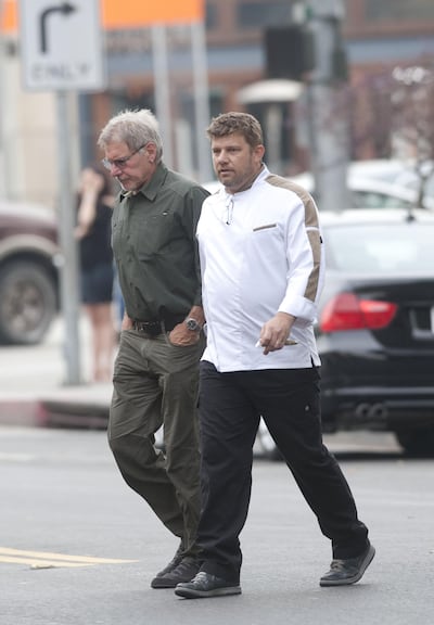 Harrison Ford and his chef son Ben Ford. Gonzalo / Bauer-Griffin / GC Images