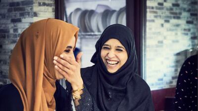 Halima Al-huthaifi and Zahira Ghaswala cook in the Hubb Community Kitchen Reuters