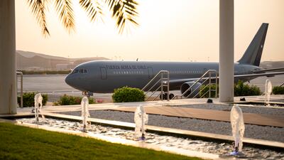 Gabriel Boric, President of Chile, arrives at the Presidential Airport. All Photos: UAE Presidential Court