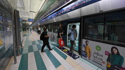 Dubai authorities have recently allowed public transport to resume services. AFP