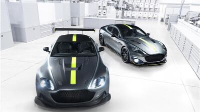 The Vantage and Rapide AMRs. Courtesy : Aston Martin