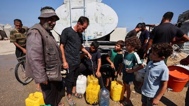 For thousands of families living in tents across the Gaza Strip, access to water is a daily struggle. Reuters