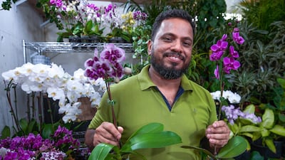 Rahul Edavashipervath, 36, is from Kerala and works at shop 55, Al Nafal Flowers.