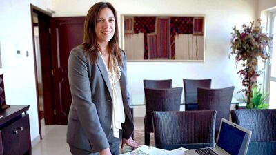 The financial adviser Caroline Domanska calls her coaching style ‘conscious spending methodology’. Delores Johnson / The National