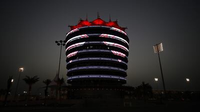 The Sakhir Tower at Bahrain International Circuit. Getty