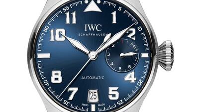 Watch: Le Petit Prince watch in support of the Antoine de Saint-Exupéry Youth Foundation, Dh60,800, IWC Schaffhausen. Courtesy IWC Schaffausen