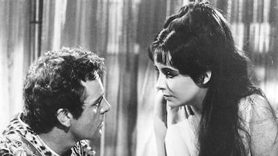 Elizabeth Taylor married seven times, including twice to Richard Burton who starred with her in the 1963 film Cleopatra.