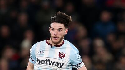 Centre midfield: Declan Rice (West Ham) – Defeat was cruel to West Ham but Rice was the outstanding player on the Old Trafford pitch against Manchester United. Getty Images