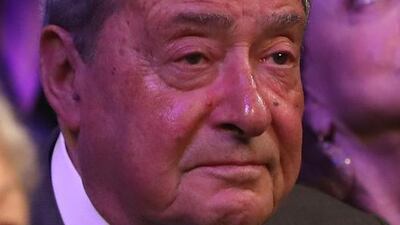 Top Rank promotions chief executive Bob Arum looks on during the WBO welterweight championship fight between Manny Pacquiao of the Philippines and Jessie Vargas at the Thomas & Mack Center. Christian Petersen / Getty Images