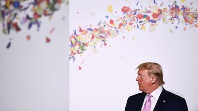 US President Donald Trump attends the G20 summit in Japan. AFP