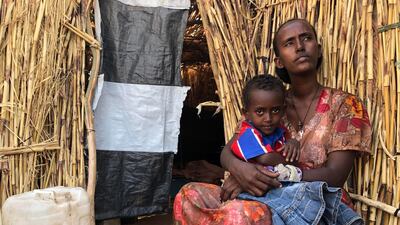 Tsgay, 35, and daughter Dalina, 4. Courtesy MSF