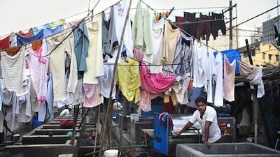 Built by the British in the 1880s, the Dhobi Ghat in Mumbai now provides more than 10,000 Indians with a source of income. Subhash Sharma for The National