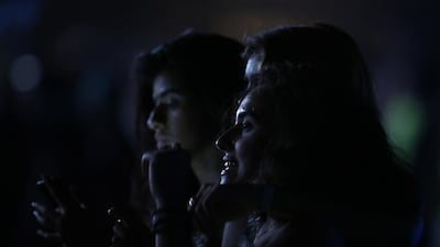 Thousands of fans packed the Autism Rocks Arena in Dubai. Chris Whiteoak for The National