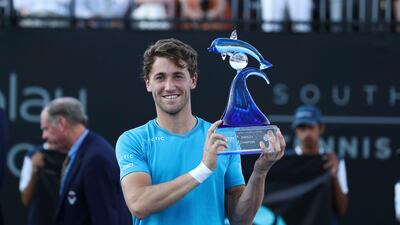 Casper Ruud: ATP ranking: 8 / 2021 titles: 5 / 2021 win-loss record: 53-15 / ATP Finals appearances: 1 / ATP Finals best result: Debut (2021). AP