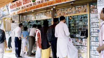 The 'Modern Radio Centre' shop in Abu Dhabi souq. Courtesy: Al Ittihad