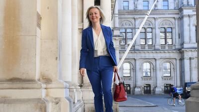 International Trade Secretary Liz Truss's department is working with the UAE to create job opportunities for graduates. Reuters