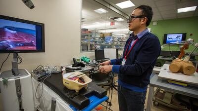 A research laboratory.