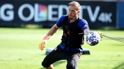 Atletico Madrid goalkeeper Jan Oblak. EPA