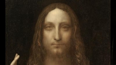 Ben Lewis's "Salvator Metaversi" is an NFT inspired by Leonardo Da Vinci's "Salvator Mundi". Courtesy Ben Lewis | OpenSea