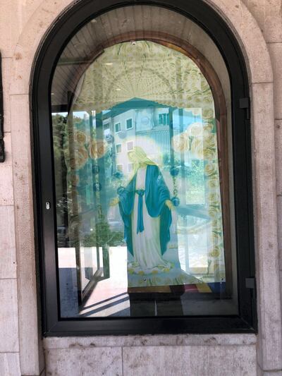 An Easter Sunday service in Beirut. Aya Iskandarani for The National.