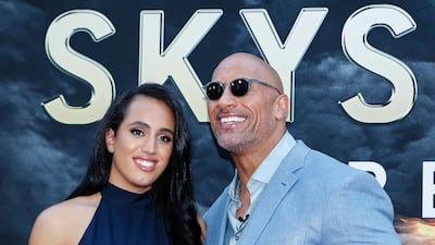Dwayne 'The Rock' Johnson recently announced his daughter Simone has signed a contract with the WWE. EPA