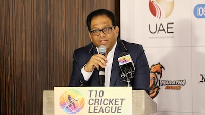 Abu Dhabi T10 chairman Shaji Ul Mulk. Pawan Singh / The National