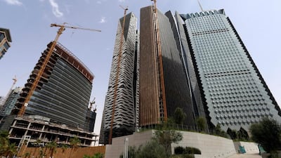 The construction of the King Abdullah Financial District in Riyadh. Reuters / Faisal Al Nasser